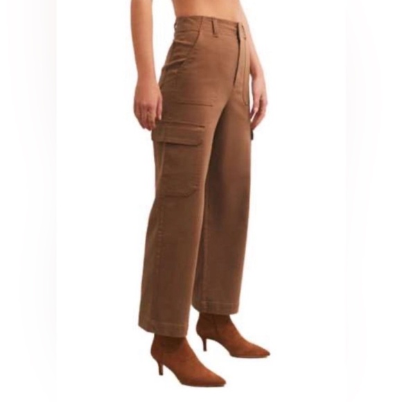 Z Supply Pants - Z Supply Noah Tan/Brown Cargo Pants